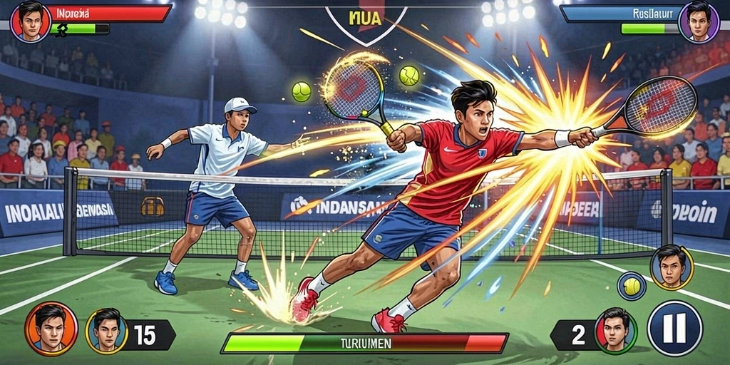Screenshot memperlihatkan leaderboard dari pemain teratas.