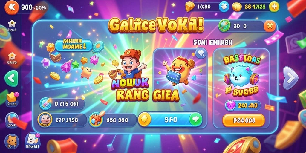 Leaderboard menunjukkan peringkat pemain secara real-time.