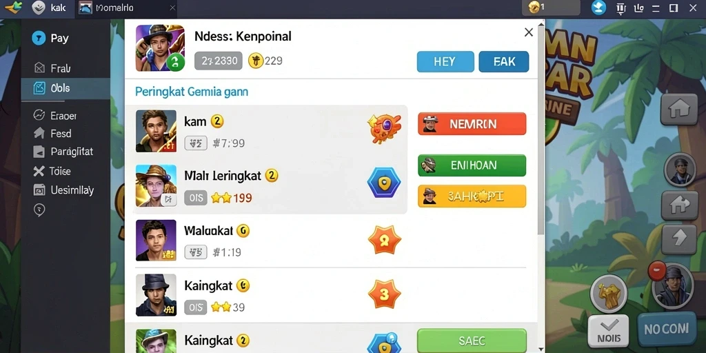 Kegiatan sosial yang seru bersama teman.